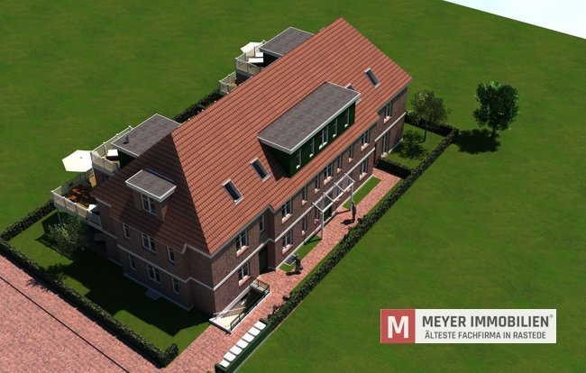 Obergeschoss Neubauwohnung im Ortskern von Wangerooge (Objekt-Nr.: 6317)
