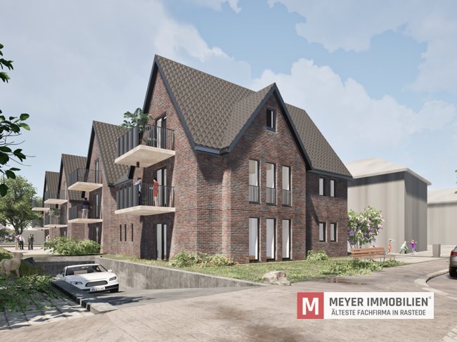 Neubau KFW 40 QNG Mehrfamilienhaus mit hohen Steuervorteilen in Rastede (Obj.-Nr.: 6498)