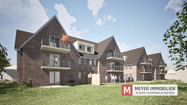 Neubau KFW 40 QNG Mehrfamilienhaus mit hohen Steuervorteilen in Rastede (Obj.-Nr.: 6498)