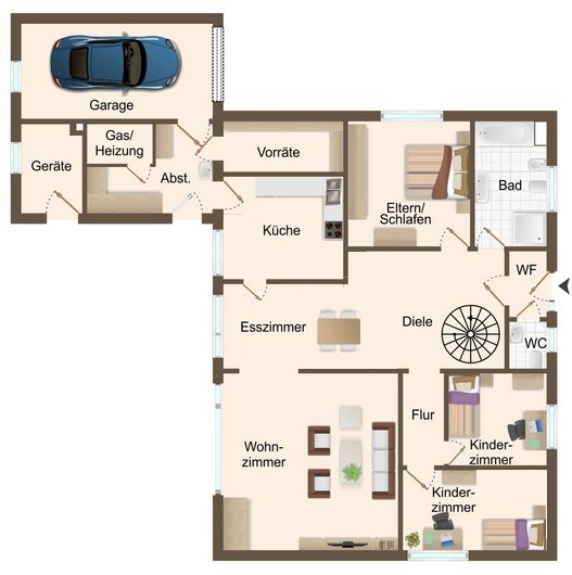 Großzügiger Bungalow in Rastede-Wahnbek (Obj.-Nr. 6514)