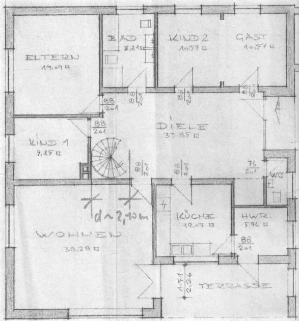 Bungalow mit Garagenanbau und sep. DG-Wohnung in Ofen zu verkaufen (Obj.-Nr.: 6491)