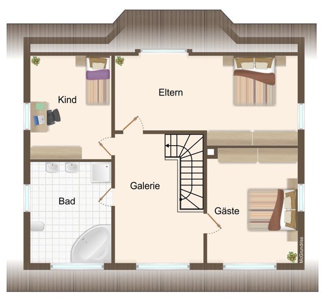 Familienfreundliches Einfamilienhaus mit separater Gewerbefläche in Jaderberg (Obj.-Nr. 6536)