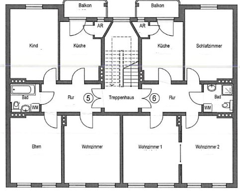 Zedeliusstraße: Mehrfamilienhaus mit 8 Wohneinheiten Nähe Kurpark (Obj.-Nr.: 6465)