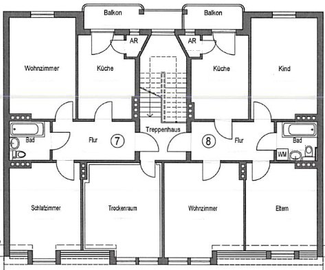 Zedeliusstraße: Mehrfamilienhaus mit 8 Wohneinheiten Nähe Kurpark (Obj.-Nr.: 6465)