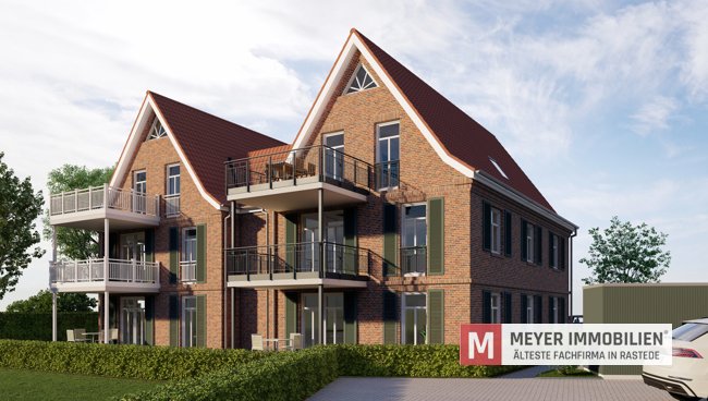 Lichtdurchflutete Erdgeschosswohnung im alten Rasteder Ortskern (Obj.-Nr.: 6543)