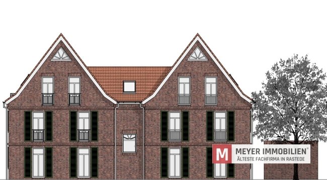 Lichtdurchflutete Erdgeschosswohnung im alten Rasteder Ortskern (Obj.-Nr.: 6543)