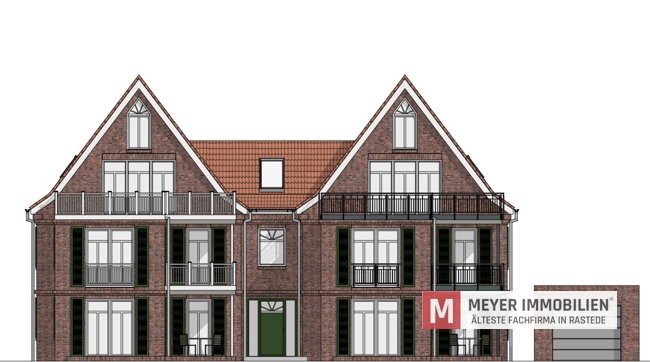 Lichtdurchflutete Erdgeschosswohnung im alten Rasteder Ortskern (Obj.-Nr.: 6543)