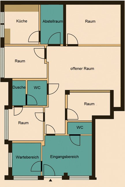 Büro- / Praxisfläche  in 1A Werbelage von Ofen (Obj.-Nr.: 6549)