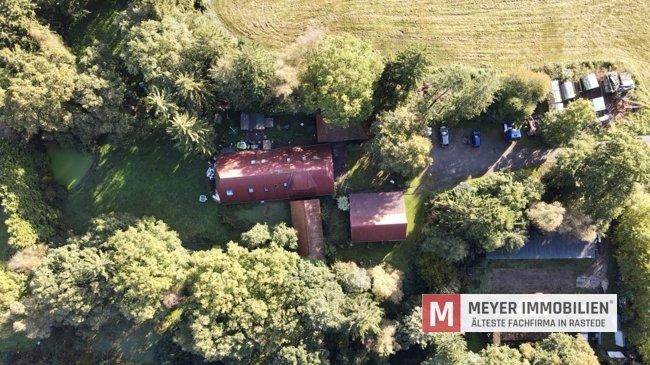 Resthof mit 4 Wohneinheiten auf 3,8 ha Grünland in idyllischer Lage von Salzendeich (Obj.-Nr.: 6449)