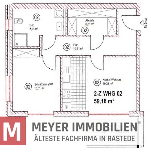 Moderne und neuwertige EG-Whg in Rastede (Obj.-Nr.: 6556)