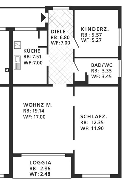 Solide Kapitalanlage: Vermietete 2,5-Zimmer-Wohnung mit Balkon in gefragter Lage! (Obj.-Nr. 6554)