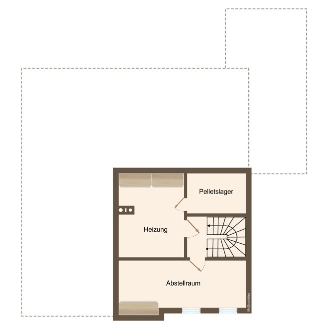 Stadtvilla in Rastede auf Erbpachtgrundstück mit Dachterrasse, Sauna & KfW40-Standard (Obj.-Nr. 6538