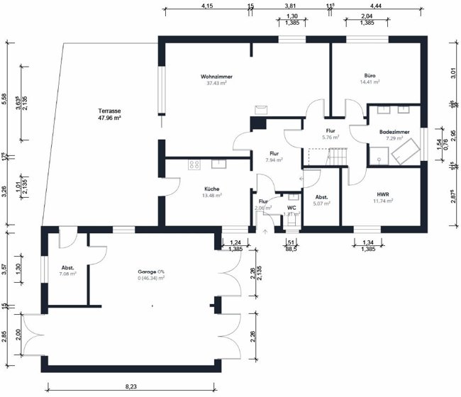 Saniertes Wohnhaus mit Doppelgarage und viel Platz in Rastede (Obj.-Nr.: 6567)