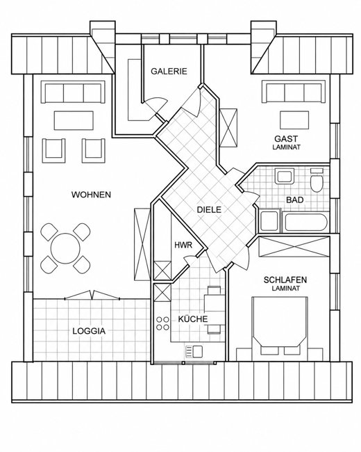 Gepflegtes Wohnhaus mit vermietetem Dachgeschoss in Petersfehn (Objekt-Nr.: 6638)