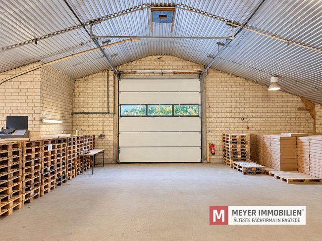 Vielseitig nutzbare Lagerhalle an der B211 in Rastede-Loy (Obj.-Nr.: 6676)