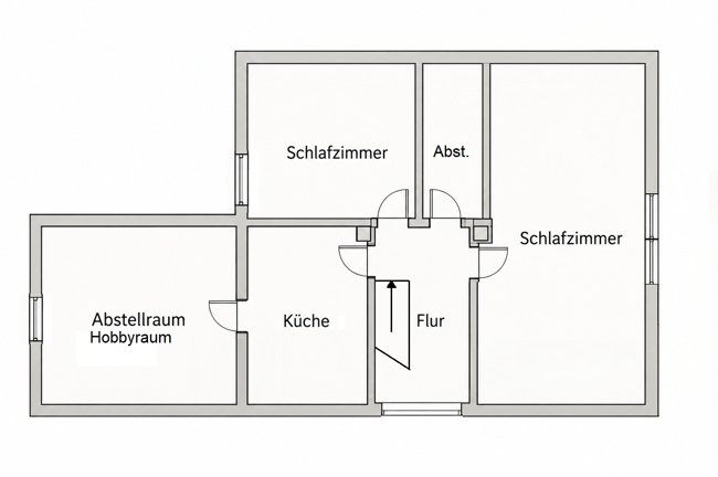 Einfamilienhaus mit Einliegerwohnung in Rastede-Leuchtenburg (Obj.-Nr. 6679)