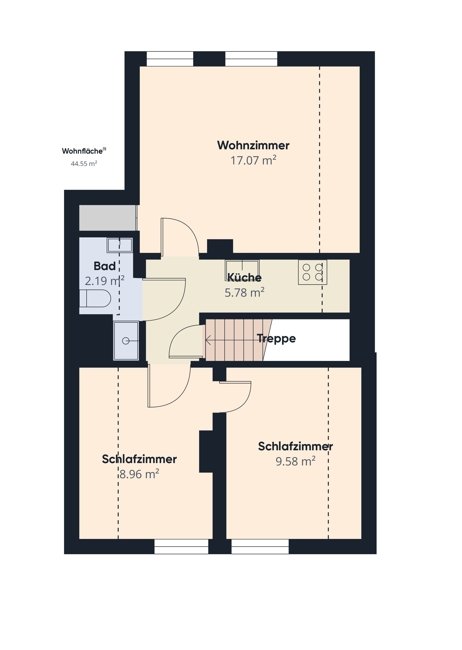 Grundriss Haupthaus Dachgeschoss