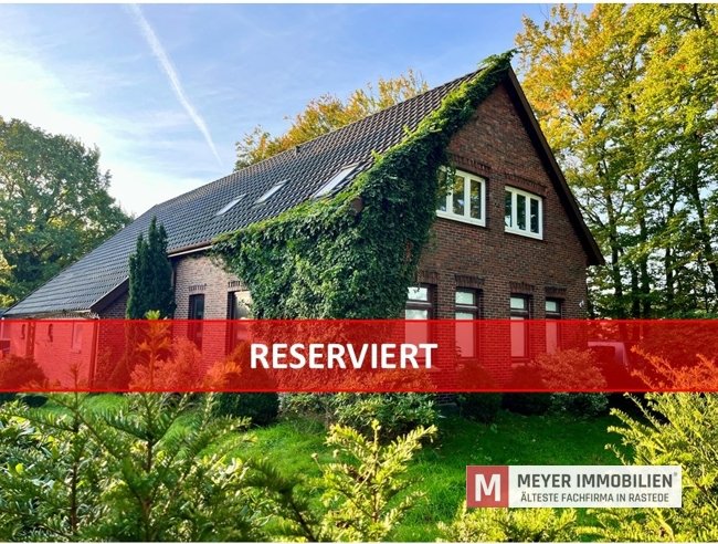 Rastede: Ländliches Wohnhaus für Natur- und Tierfreunde – mit Scheune und großem Grundstück (Obj.-Nr. 6541) 