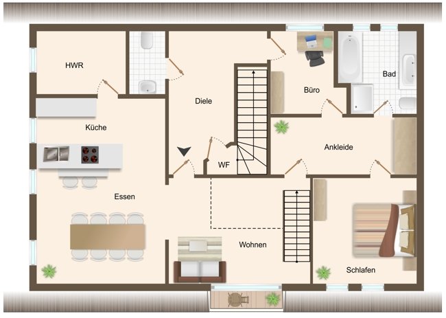 Grundriss Dachgeschoss