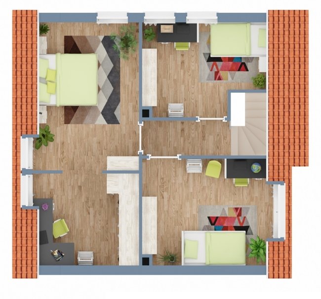 Grundriss Dachgeschoss