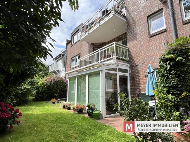 Geräumige Erdgeschosswohnung mit Wintergarten & Garten – Kapitalanlage in Toplage von Alt-Rastede (Obj.-Nr. 6612) 