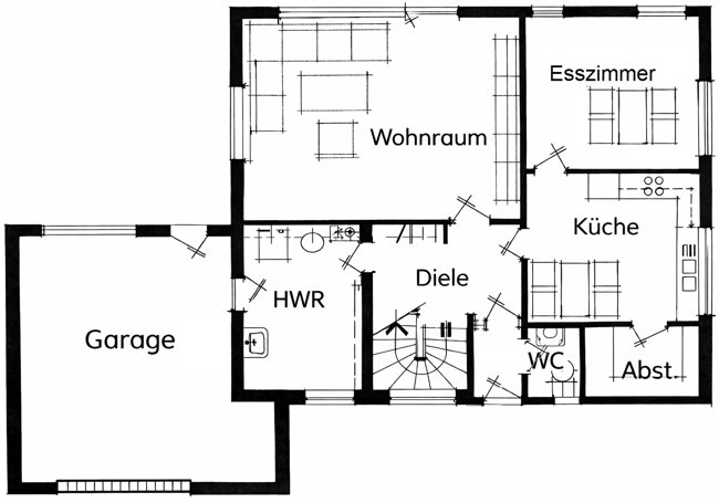 Grundriss Erdgeschoss