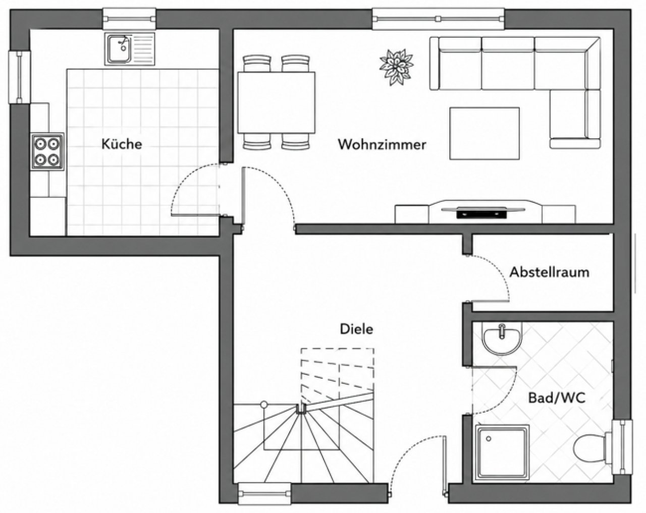 Grundriss Erdgeschoss Grundriss Erdgeschoss