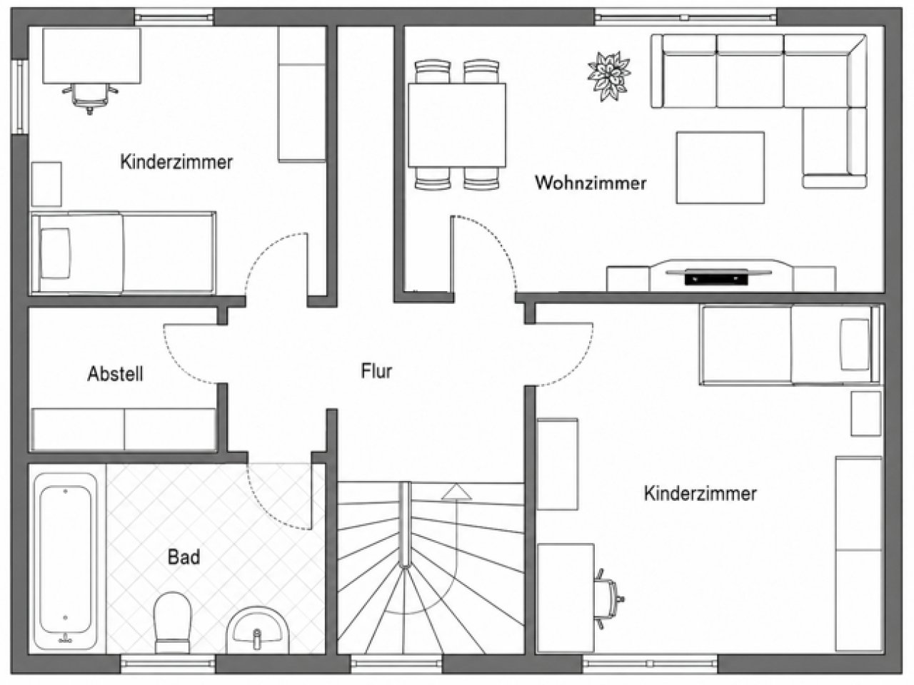 Grundriss Obergeschoss Grundriss Obergeschoss