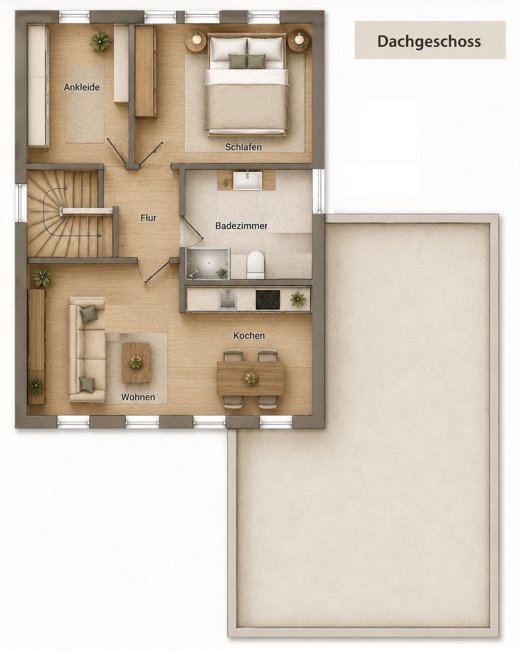 Grundriss Dachgeschoss neu 2026 Grundriss Dachgeschoss neu 2026